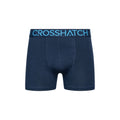 Navy - Lifestyle - Crosshatch Mens Chasma Boxer Shorts (Pack of 3)