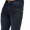 Blue Black - Lifestyle - Duck And Cover Mens Maylead Slim Jeans