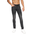 Black - Close up - Duck And Cover Mens Maylead Slim Jeans