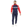 Navy-Blue - Close up - Crosshatch Mens Klaman Tracksuit