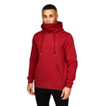 Red - Front - Juice Mens Venmark Snood Collar Hoodie