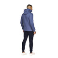 Bearing Sea Blue - Back - Juice Mens Venmark Snood Collar Hoodie