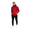 Red - Pack Shot - Juice Mens Venmark Snood Collar Hoodie