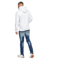 White - Back - Juice Mens Venmark Snood Collar Hoodie