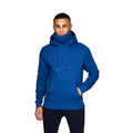 Blue - Front - Juice Mens Venmark Snood Collar Hoodie