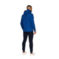 Blue - Back - Juice Mens Venmark Snood Collar Hoodie