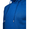 Blue - Side - Juice Mens Venmark Snood Collar Hoodie