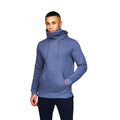 Bearing Sea Blue - Front - Juice Mens Venmark Snood Collar Hoodie