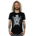 Black - Back - Nightmare Before Christmas Mens Misfit Love Jack Skellington Cotton T-Shirt