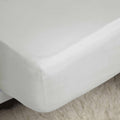 Ivory - Front - Belledorm 100% Cotton Sateen Extra Deep Fitted Sheet