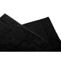 Black - Front - Belledorm Hotel Madison Face Cloth