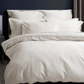 Ivory - Back - Belledorm Pima Cotton 450 Thread Count Duvet Cover