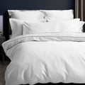 White - Back - Belledorm Pima Cotton 450 Thread Count Duvet Cover