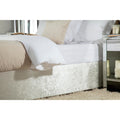 Champagne - Lifestyle - Belledorm Divan Crushed Velvet Base Wrap