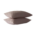 Blush - Front - Belledorm Lisbon Chevron Pillow Sham (Pack of 2)