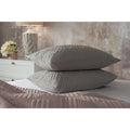 Soft Grey - Front - Belledorm Lisbon Chevron Continental Pillowcase