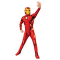 Red-Gold - Back - Avengers Childrens-Kids Iron Man Costume Set