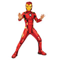 Red-Gold - Front - Avengers Childrens-Kids Iron Man Costume Set