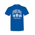 Royal Blue - Front - Chelsea Unisex Adults Royal Blue T Shirt With The Blues Design