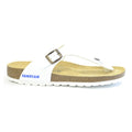 White - Side - Sanosan Womens-Ladies Geneve Sano Sandals