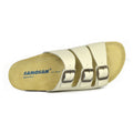 Ivory - Side - Sanosan Mens Lisbon Leather Sandals