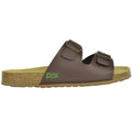 Brown - Back - Biox Mens Aston Sano Sliders