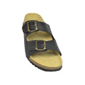 Black - Front - Biox Mens Aston Sano Sliders