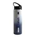 Navy-White - Front - Tottenham Hotspur FC Fade Aluminium Water Bottle