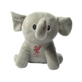 Grey - Front - Liverpool FC Elephant Plush Toy