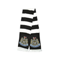 Black-White-Blue - Back - Newcastle United FC Unisex Adult Narrow Stripe Scarf