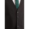 Charcoal - Side - Burton Mens Essential Plain Tailored Waistcoat