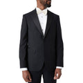 Black - Side - Burton Mens Skinny Tuxedo Jacket