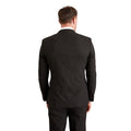 Black - Back - Burton Mens Essential Slim Suit Jacket