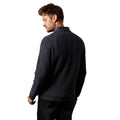 Steel - Back - Burton Mens Ribbed Crew Neck Jumper