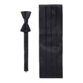 Black - Front - Burton Mens Tie & Cummerbund Set