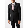 Charcoal - Pack Shot - Burton Mens Essential Single-Breasted Skinny Suit Jacket