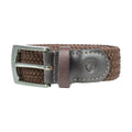 Brown - Front - Hy Unisex Adult Elastic Woven Belt