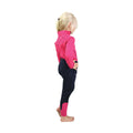 Pink-Navy - Close up - Little Rider Girls Sara Top