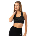 Green - Front - Carpatree Womens-Ladies Camo Seamless Sports Bra