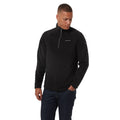 Black - Side - Craghoppers Mens Corey VI Half Zip Fleece Top