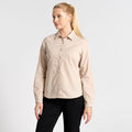 Desert Sand - Side - Craghoppers Womens-Ladies Kiwi II Shirt