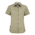 Pebble - Front - Craghoppers Womens-Ladies Expert Kiwi Short-Sleeved Shirt