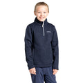 Blue Navy - Back - Craghoppers Childrens-Kids Shiloh Marl Half Zip Fleece Top