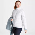 Stormy Sea-Lunar Grey - Pack Shot - Craghoppers Womens-Ladies Saltaire Waterproof Jacket