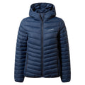 Blue Navy - Front - Craghoppers Womens-Ladies Compresslite VIII Hooded Padded Jacket