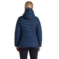 Blue Navy - Back - Craghoppers Womens-Ladies Compresslite VIII Hooded Padded Jacket