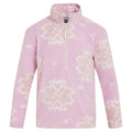 Orchid - Front - Craghoppers Childrens-Kids Calke Snowflake Half Zip Fleece Top