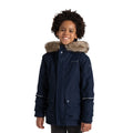 Blue Navy - Side - Craghoppers Childrens-Kids Sundon Waterproof Jacket