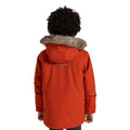 Carnelian Orange - Back - Craghoppers Childrens-Kids Sundon Waterproof Jacket