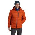 Carnelian Orange - Side - Craghoppers Mens Compresslite VIII Hooded Padded Jacket